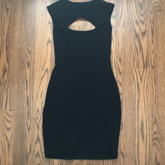 American Apparel Black Dress with Back Cut Out - Picture 4 of 6